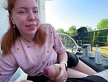 Risky Public Sex! Cum On Face