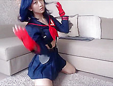 Miss Reina T - Ryuko Matoi Dildo Fuck Until Cum