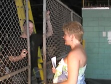 Short-haired blond Tracy enjoys a passionate reality-based sex session