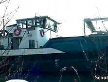 German mom inside Real Bae Outdoor Banged! with Stranger