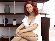 Busty anime characters in a steamy visual novel experience