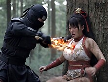 Female Game Characters Stabbed - Mai,  Tifa,  Momiji