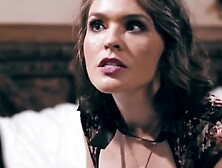 Hot MILF Krissy Lyyns Riding A Young Stud - Explosive Creampie Surprise