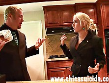 Amazing Blonde Secretary Fucks A Colleague