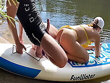 What A Ravishing Sunny Day For Fucking Stepsister During A River Walk On The Outdoor