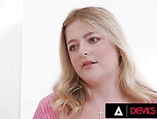 DEVILS VIDEO - Cute MILF Mellanie Monroe Rides In Front Her Hidden stepbae Jill Taylor