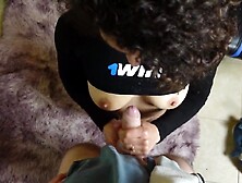 Troia italiana schizza sul cazzo del fidanzato,  ma prima....  (dialoghi italiani)