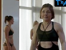 Claudia Schmutzler Bikini Scene In Soko Leipzig