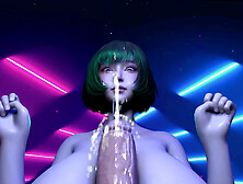 Hot Asian with Huge Boobs Give Titjob POV