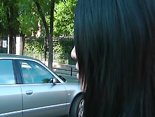 Breasty Slut Rides Dick In A Public Place