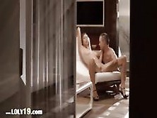 Luxury Sex With Adorable Babe On A Chair