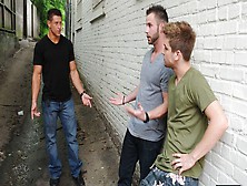 Men. Com - Johnny Rapid,  Bryce Evans,  Chris Bines Hide Their Love Away