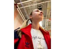 Lia  Love masturbating in mall toilet