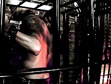 This chab was locked up and they were teasing him hard all day