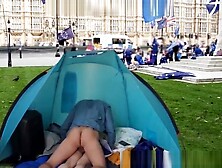 Amateur Couple fucks in Public London