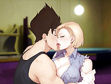 Divine Adventure - The Second Vehement Kiss with Android eighteen