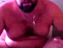 Muscular Daddy Bear Self Facial