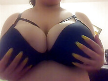 Missbustylatina - Blue Bra Play