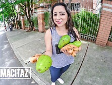 Sexy Latina Fruit Vendor Picked Up For Sex With Casting Agent - Mamacitaz