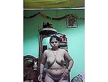 Mature Desi Village Housewife Showing Her Fat Shaved Pussy