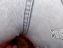 See this teen with a bushy vagina and dreadlocks suck knob