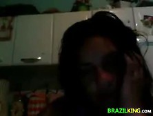 Brazilian Girl Flashing Her Breasts