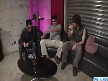 Rinka Kanzaki sucks and craves for jizz on her mouth