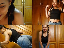 We went from a sensual dance to a horny and hard sex! Hair pulling, face down ass up and missionary creampie!