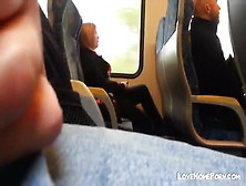 I'm Playing With My Cock In The Train