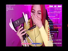 M00Na Ear Lick Asmr Stream