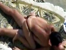 Voyeur Tapes Pair Fucking On Beach