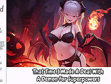 That Time I Made A Deal With A Demon For Superpowers - Erotic Audio For Men