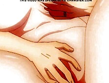 Subtitled Hentai video of my wife getting intimate in the bathroom with her man