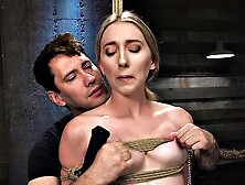 Bastinado session for sub slut