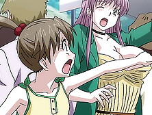 Anime – Teenie Touching a MILF in a Public Train [Uncensored] [Subtitled]
