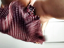 Amateur MILF massages herself with a vibrator