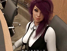 A group of stunning college girls in a classroom setting