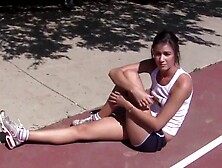 Stinky Socks in Your Face: Amateur, Brunette & Solo Porn