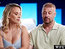 STEP SISTER EXCHANGE EXTRAVAGANZA Seductive Blonde Stepmom Sarah Thompson Trades Partners in Pussy Filled Orgy