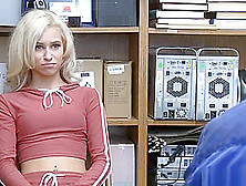 Kiara Cole riding the LP Officer on top