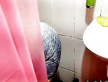 My Step-Daughter Cleaning The Toilet Very Rich - My Stepfather Spies On Me When I'm Home Alone