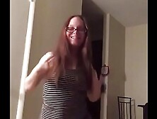 Shadebunny strip dance with a little solo play