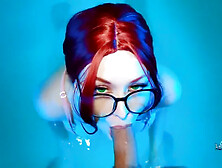 Redhead Cleans Pool Cleaners Dick - Amber Hallibell