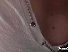 Cheating english milf lady sonia displays her over