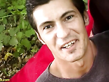 Extraordinary lewd german pair likes wild outdoor banging