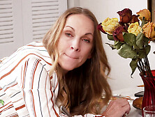 Thanksgiving Step Mom Blowjob - Kymber Leigh Amateur POV in Kitchen