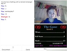 Cute Brunette Girl Plays A Sex Game On Omegle