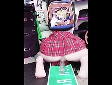 Horny goth thot stretching her tight little vagina for you