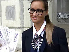 Stewardess Gets Cash For Sex