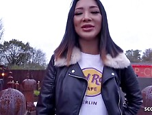 Small Thai Teenage Talk To Screw At Pickup Street Casting - German (18+)